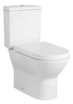 Set vas wc VULK, cu capac softclose, rezervor si mecanism incluse, 70x36x79cm