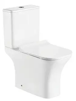 Set vas wc LIBRE, cu capac softclose, rezervor si mecanism incluse, 65x34x77cm