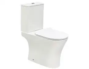 Set vas wc TRUK, cu capac softclose, rezervor si mecanism incluse, 65,5x35x78.5cm