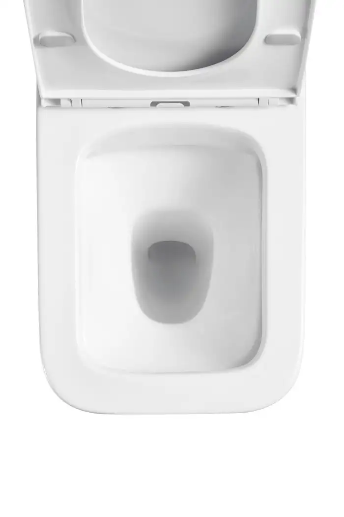 Vas WC pardoseala Alto, Rimless, alb, capac soft close, 55x37x40.5cm