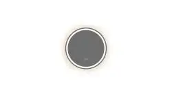 Oglinda rotunda cu LED M004, diametru 60 cm, cu dezaburire, buton touch, fara rama