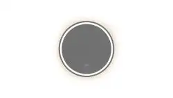 Oglinda rotunda cu LED M004-2, diametru 80 cm, cu dezaburire, buton touch, fara rama