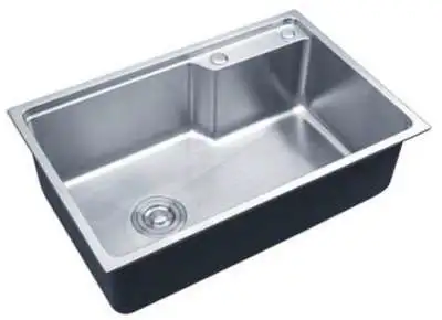 Chiuveta inox adanca, 1 cuva, 68x45 cm, SS6845, adancime 22 cm, argintiu, finisaj mat