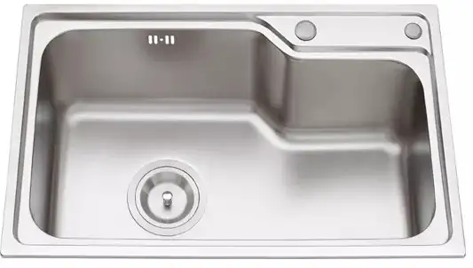 Chiuveta inox adanca, 1 cuva, 68x45 cm, SS6845, adancime 22 cm, argintiu, finisaj mat