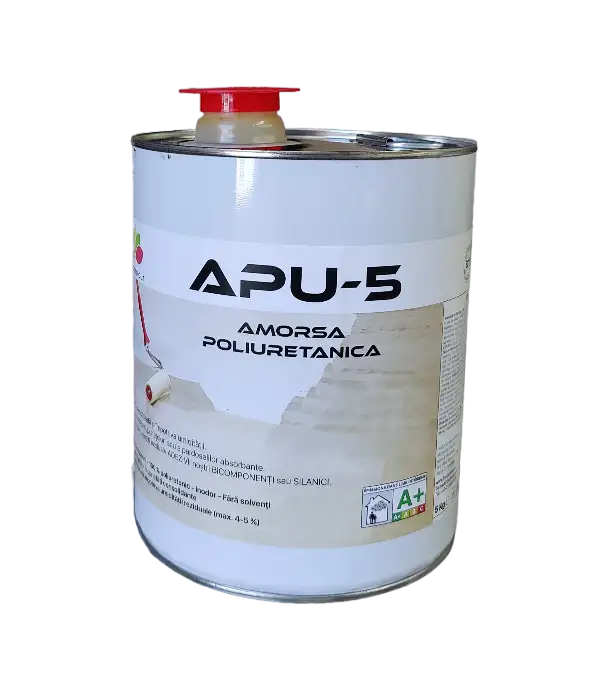 Amorsa APU-5, poliuretanica, 5 Kg, consolidanta, monocomponent, inodor, pentru pardoseala