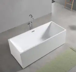 Cada baie freestanding MALMO 170x80x58cm alba, ventil click clack