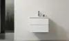 Mobilier de baie JAMILE, suspendat, alb, 60x46x45cm